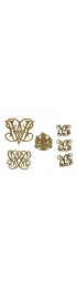 Home Tableware & Barware | Set of 6 Virginia Metalcrafters Brass Trivets - SJ02912