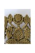 Home Tableware & Barware | Vintage Mid-Century Virginia Metalcrafters Solid Brass Leaf & Floral Design Trivet - ZZ66861