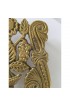 Home Tableware & Barware | Vintage Mid-Century Virginia Metalcrafters Solid Brass Leaf & Floral Design Trivet - ZZ66861