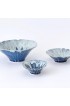 Home Tableware & Barware | Contemporary Handcrafted Icy Blue Nesting Pinch Bowls by FisheyeCeramics - Set of 3 - GU92328