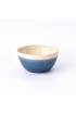 Home Tableware & Barware | Contemporary Handcrafted Porcelain Blue and Cream Soup Bowl by FisheyeCeramics - FP30804