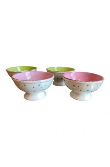 Home Tableware & Barware | Early 21st Century Ceramiche Toscane Ice Cream Dishes - Set of 4 - TI22482