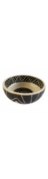 Home Tableware & Barware | Late 20th Century Black and Cream Art Studio Pottery Bowl Signed Ferguson - GO80846
