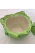Home Tableware & Barware | Mid-Century Americana Folk Art Holland Mold Cabbage Lidded Bowl - BX18882