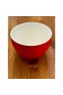 Home Tableware & Barware | Mid-Century Ampleur Ejiry Red & White Enamel Bowl - KG56163