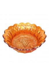 Home Tableware & Barware | Vintage 1930s Imperial Iridescent Orange Carnival Glass Bowl - TL19382