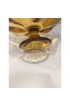 Home Tableware & Barware | Vintage 50s Amber Glass Footed Pedestal Fruit Bowl Compote - ZM75457