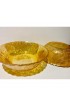 Home Tableware & Barware | Vintage Gold Iridescent Serving Bowls Indiana Glass Basket Weave Pattern - a Pair - TL68632