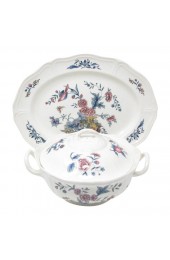 Home Tableware & Barware | Vintage Wedgwood Williamsburg Potpourri Serving Platter and Lidded Serving Bowl Dish - 2 Pieces - UE27799