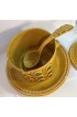 Home Tableware & Barware | 1960s Italian Ceramic Soup Tureen With Under Plate & Ladle- 3 Pieces - MJ39881