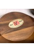 Home Tableware & Barware | 1960s Red & Black Walnut Salad Serving Set, Made in Missouri - 9 Pieces - YI39603