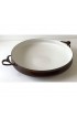 Home Tableware & Barware | 1970s Dansk Kobenstyle Large Brown & White Enamel Paella Serving Pan Ihq France - ND97538