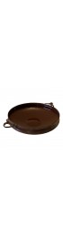Home Tableware & Barware | 1970s Dansk Kobenstyle Large Brown Enamel Paella Serving Pan Ihq France - RC07017