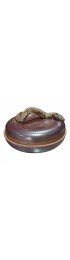 Home Tableware & Barware | 2000s Signed Studio Craft Lidded Dish With Snake Handle - EE23770
