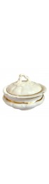 Home Tableware & Barware | Antique Circular Ecuelle Butter Dish Sèvres Porcelain Gilt Louis XV Style - VM31940