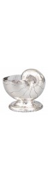 Home Tableware & Barware | Antique English Sheffield Silver Plated Nautilus Shell Spoon Warmer Ice Bucket - OV22169