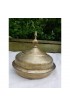 Home Tableware & Barware | Antique Etched Brass Indian Server Dish - YK00457