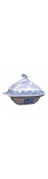 Home Tableware & Barware | Antique Pea Keeper, English, Ceramic, Serving Tureen, After Delft, Victorian - OU24942
