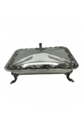 Home Tableware & Barware | Antique Silverplate Lidded Serving Tray - XH19988