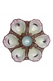 Home Tableware & Barware | Early 20th Century French Majolica Oyster Plate - HL83188