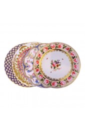 Home Tableware & Barware | Enamaled Tin English Plates - Set of 4 - ZW11268