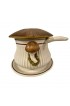 Home Tableware & Barware | Mid-Century Modern Town & Country Ceramic Mushroom Stoneware Tureen - GL82919