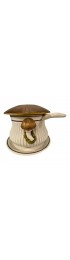 Home Tableware & Barware | Mid-Century Modern Town & Country Ceramic Mushroom Stoneware Tureen - GL82919
