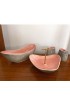 Home Tableware & Barware | Mid-Century Pink & Gray Hostess Set- 4 Pieces - QF18449