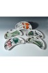 Home Tableware & Barware | Piero Fornasetti Legumi Set of Five Demi Lune Side Dishes- Set of 5 - OD18831