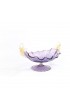 Home Tableware & Barware | Three-Piece Set Amethyst & Gold Figural Swan Venetian Candlesticks & Centrepiece - LH87844