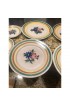 Home Tableware & Barware | Vintage 1920s Italy Art Ceramic Pottery Plates and Cup Set W/ Fish Mark - 16 Pieces - KX75517
