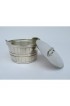 Home Tableware & Barware | Vintage C1970's Gorham Silver Plate Bushell-Shaped Lidded Tea Caddy Container - YH67149