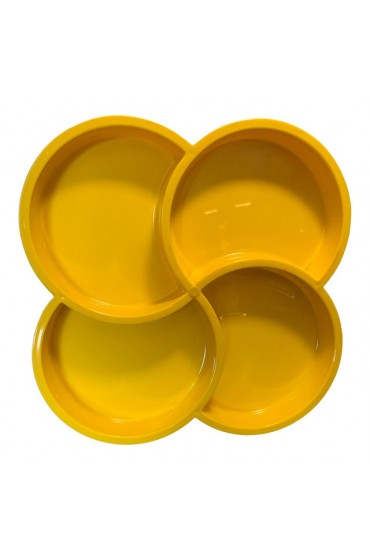Home Tableware & Barware | Vintage Gunnar Cyren Yellow Dansk Designs Divided Serving Tray - MZ59850
