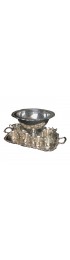 Home Tableware & Barware | Vintage Oneida Du Maurier Silverplate Punch Bowl Set - 16 Pieces - EK55351