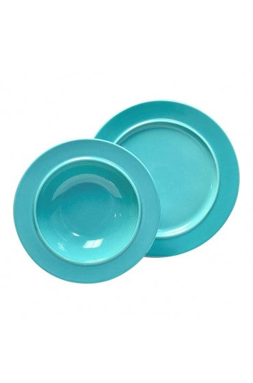 Home Tableware & Barware | Vintage Sasaki Vignelli Turquoise Stoneware Serving Dishes -2 Pieces - FI26594