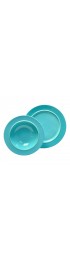 Home Tableware & Barware | Vintage Sasaki Vignelli Turquoise Stoneware Serving Dishes -2 Pieces - FI26594