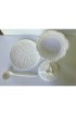 Home Tableware & Barware | White Majolica Cabbage Leaf Soup Tureen, Underplate & Ladle - Made in Portugal - NJ45584
