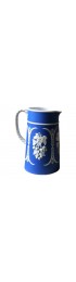 Home Tableware & Barware | 1879 Blue Jasper Rope Twist Beer Pitcher - JA62962