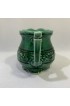Home Tableware & Barware | 1930s Green With Floral Etching Pitcher - IR95863