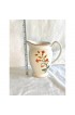 Home Tableware & Barware | 1940s Ironstone Ware Large Pitcher With Orange Flowers and Wheat - RF05957