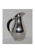 Home Tableware & Barware | 1950s Worden-Munnis Sterling Silver Hand-Hammered Ebony Wood Handle Water Pitcher - SX68797
