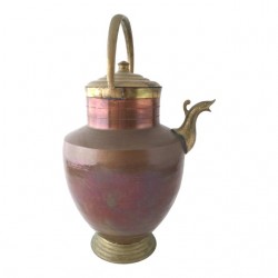 Home Tableware & Barware | 1960s Large Italian Serpent Spout Copper Pitcher - RY39503