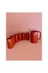 Home Tableware & Barware | 1970s Crayonne Brick Red Pitcher & Cups - Set of 7 - TR95702