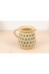 Home Tableware & Barware | 19th Century Rustic French Pottery Pitcher with Cream Glaze and Abstract Motifs - XZ04163