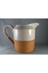 Home Tableware & Barware | 3 Quart Terra Cotta and Glazed Peach Ceramic Pottery Pitcher - BG82459
