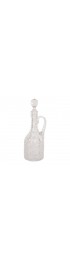Home Tableware & Barware | Antique American Brilliant Cut Glass Decanter with Basketweave Detailing - KN36228