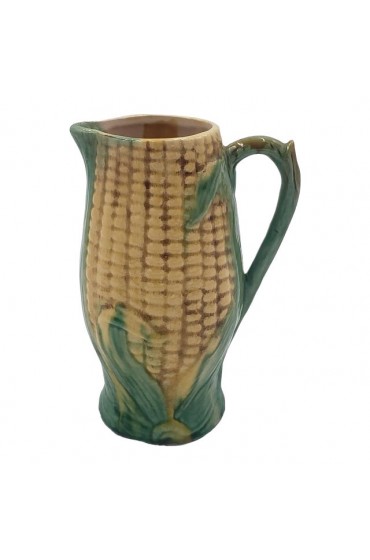Home Tableware & Barware | Antique English Majolica Corn in Husk Pitcher - CV86011