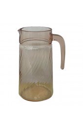 Home Tableware & Barware | Antique French Pink Depression Glass Pitcher - XA56229
