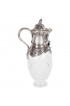 Home Tableware & Barware | Art Nouveau Sterling Silver and Cut Crystal Wine Decanter or Water Pitcher - BZ52946