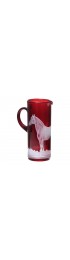 Home Tableware & Barware | ARTEL Horse Pitcher in Red - ZI22959
